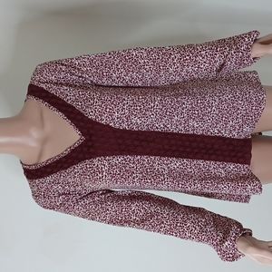 Eyeshadow Long Sleeve Blouse Women's Size Small